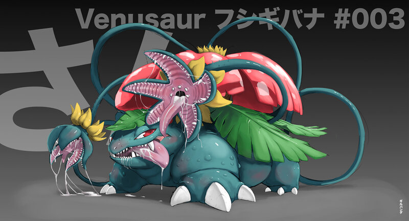 Venusaur with floral features