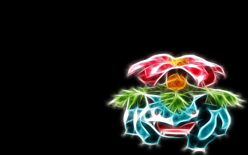 Venusaur with Glowing Effect