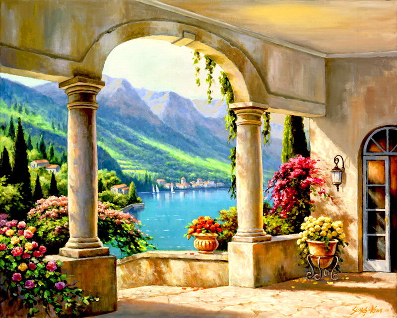 Veranda with Lake View