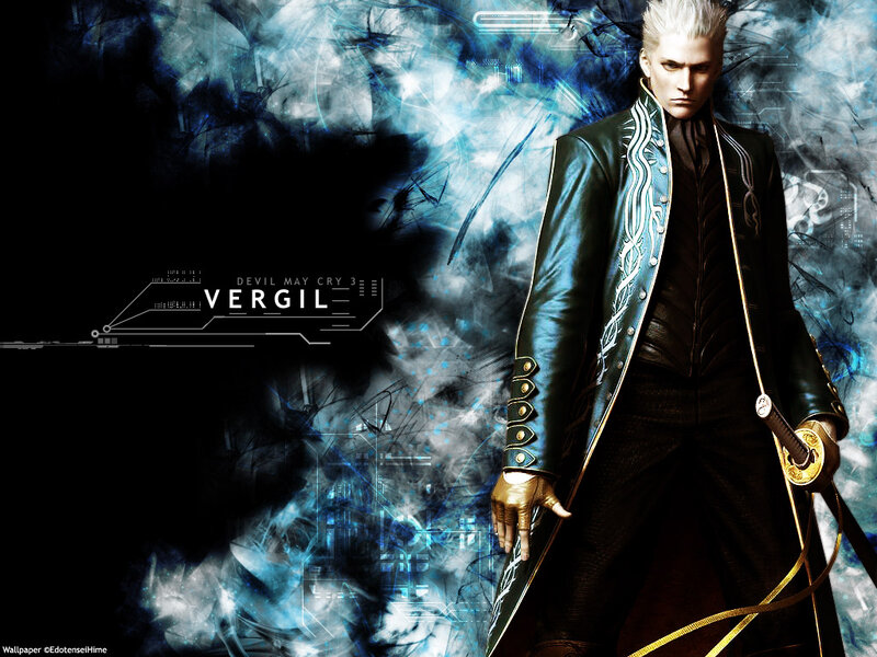Vergil Holding Sword