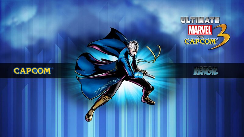 Vergil in Action Pose — Blue