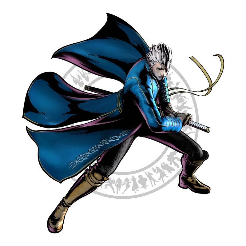 Vergil in action pose