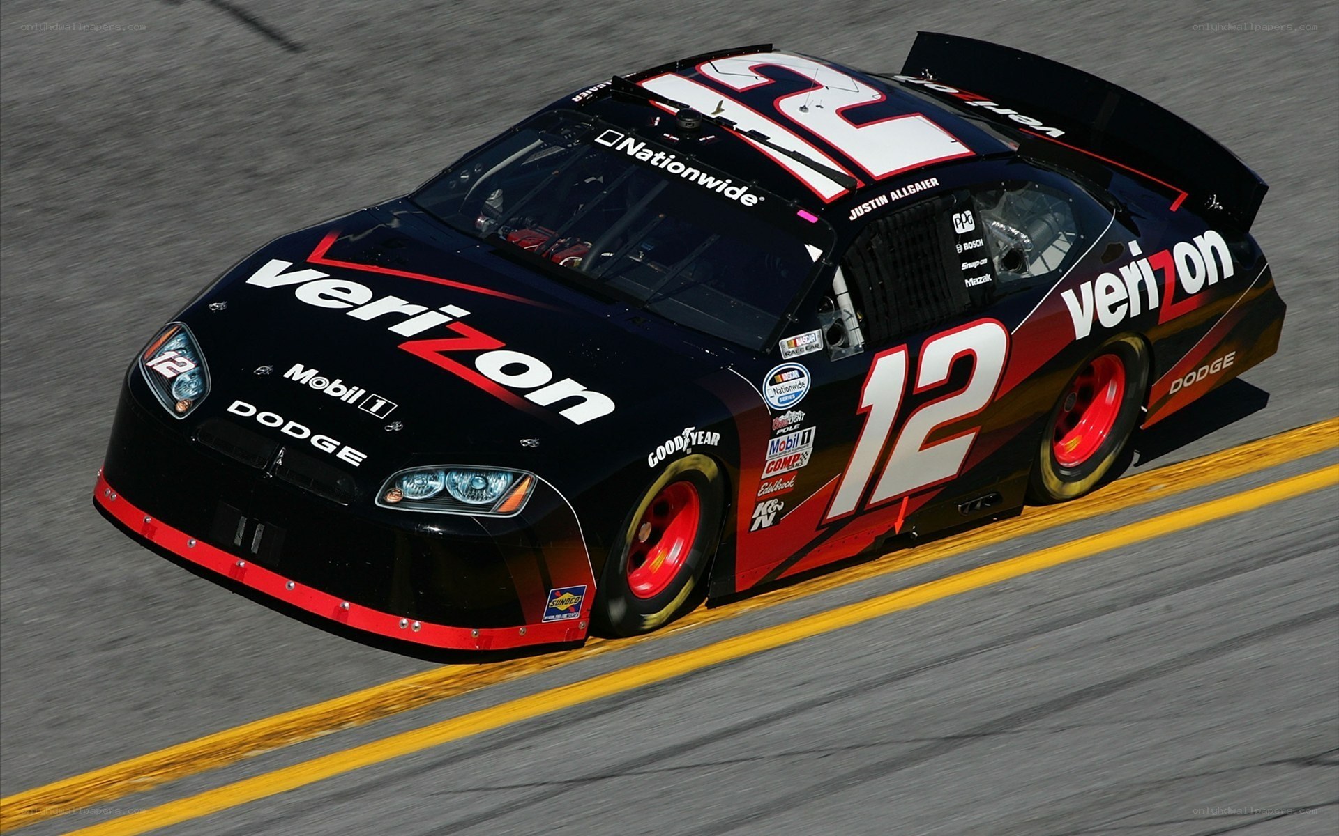 Verizon NASCAR race car
