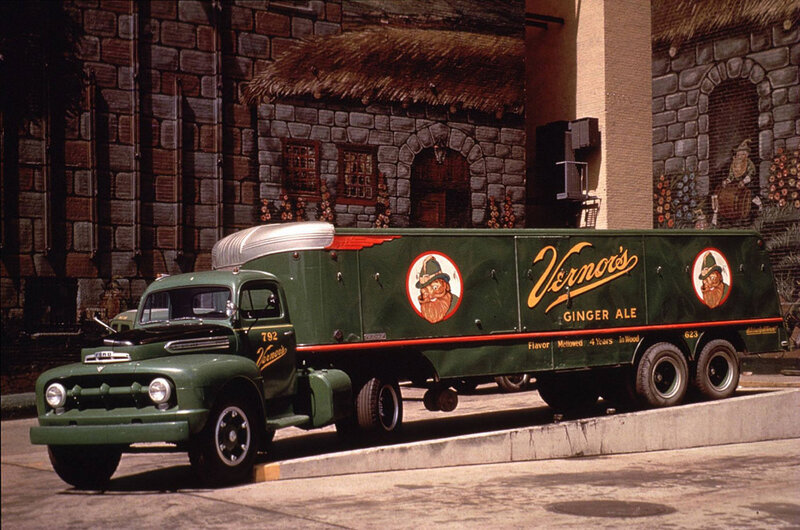 Vernor's ginger ale delivery truck