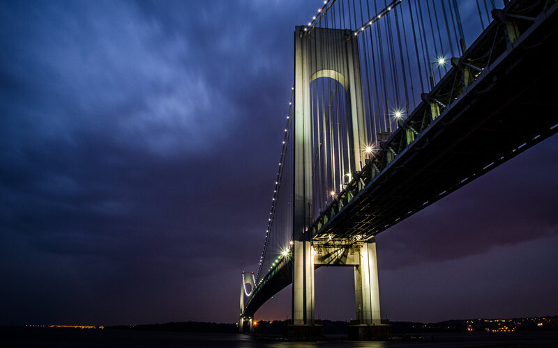 Verrazzano-Narrows Bridge — Blue