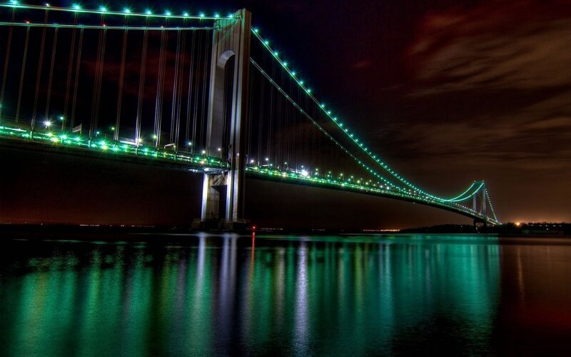 Verrazzano-Narrows Bridge — Green