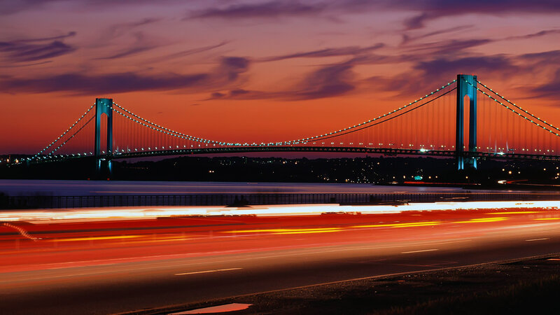 Verrazzano-Narrows Bridge — Orange