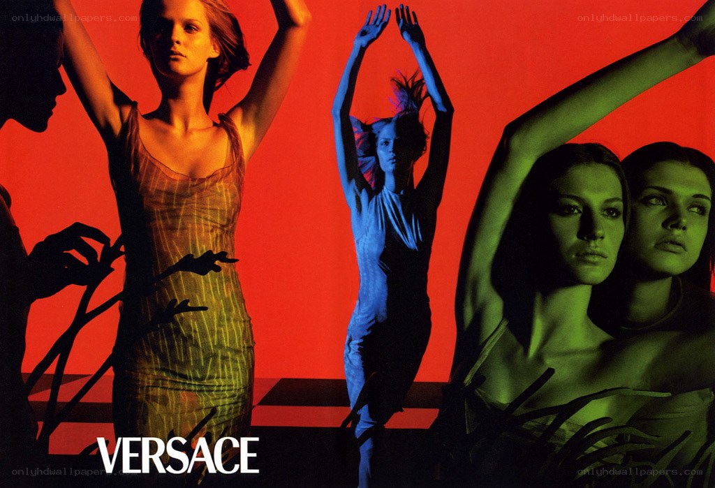 Versace fashion advertisement