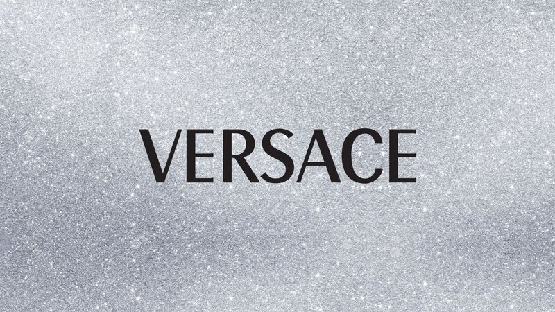 Versace Logo on Glitter