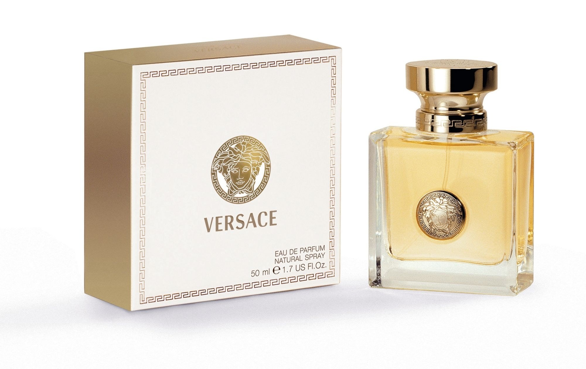 Versace perfume bottle and box