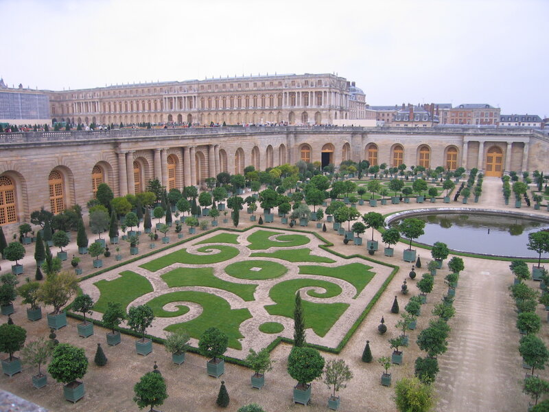 Versailles Garden Courtyard