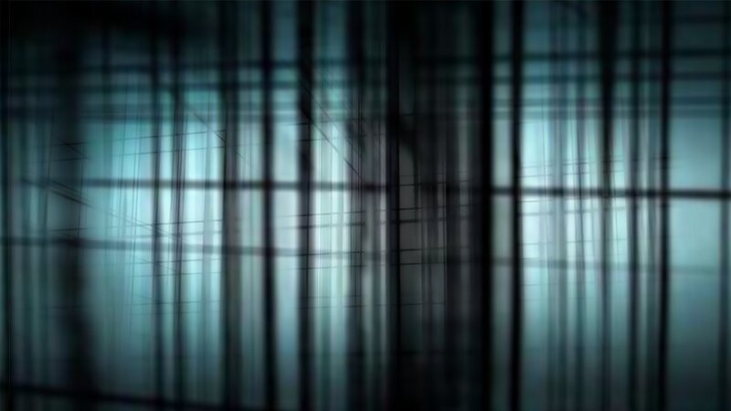 Vertical Bars on Glass