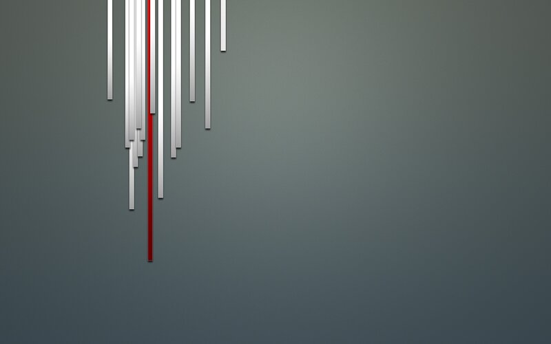 Vertical Bars on Gray Background — Minimalist, Abstract, Gray Background, White Bars