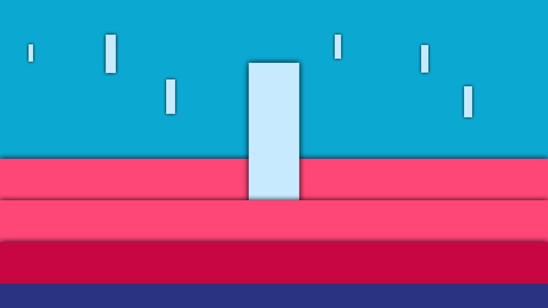 Vertical Bars on Layered Background