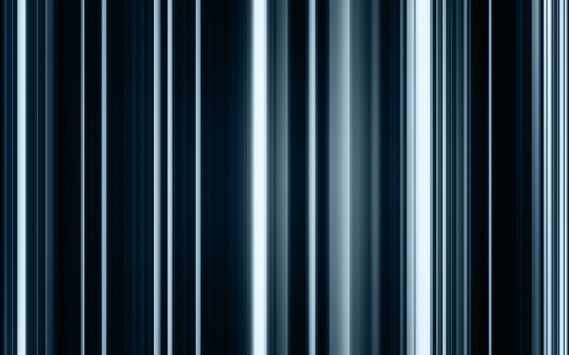 vertical blue light stripes