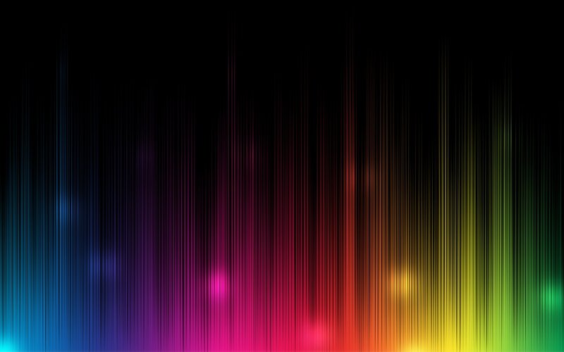 Vertical Color Bars — Black, Vibrant