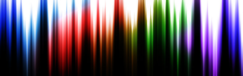 Vertical Color Bars — Blue, Vibrant, Abstract, Color Spectrum