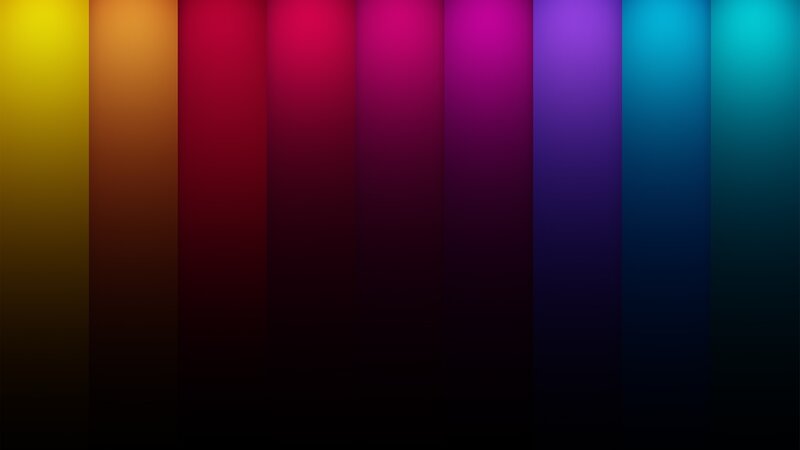 Vertical Color Bars — Yellow, Calm