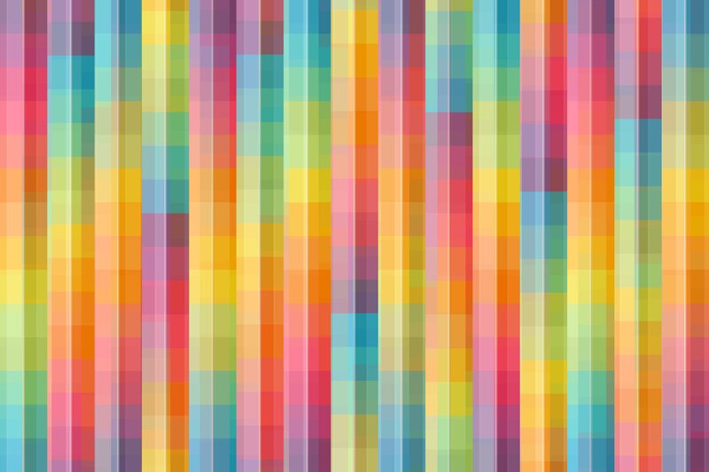 Vertical Color Bars — Yellow, Vibrant, Abstract