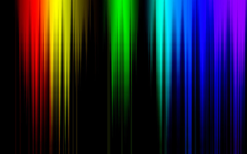Vertical Color Spectrum Bars — Red, Neutral