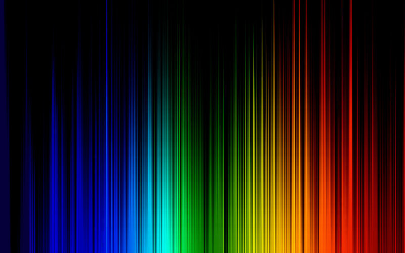 Vertical Color Spectrum Lines — Blue, Neutral, Abstract