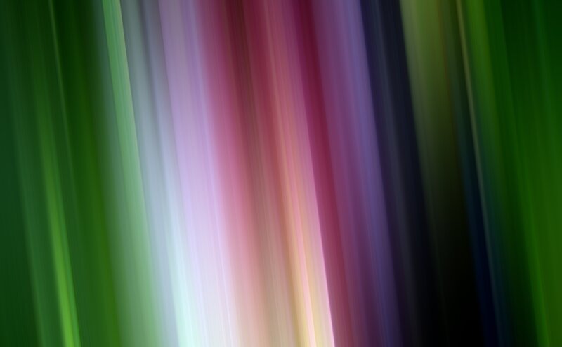 Vertical Color Streaks — Green