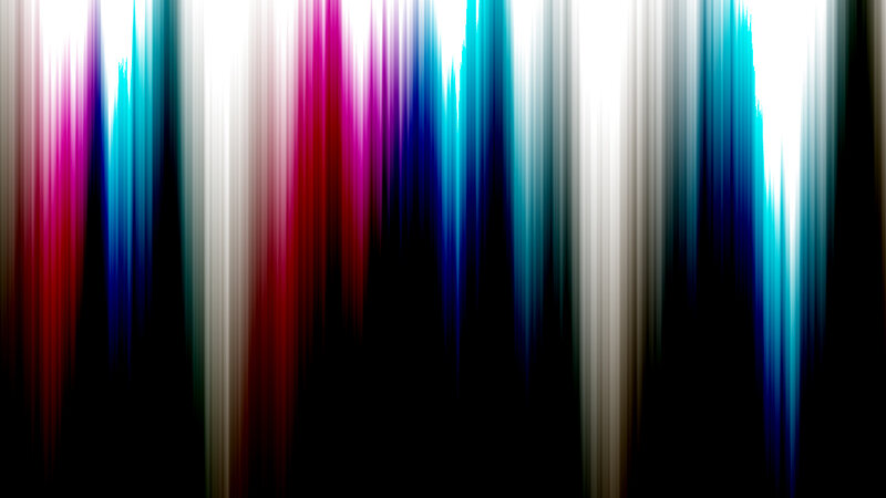Vertical Color Streaks — White
