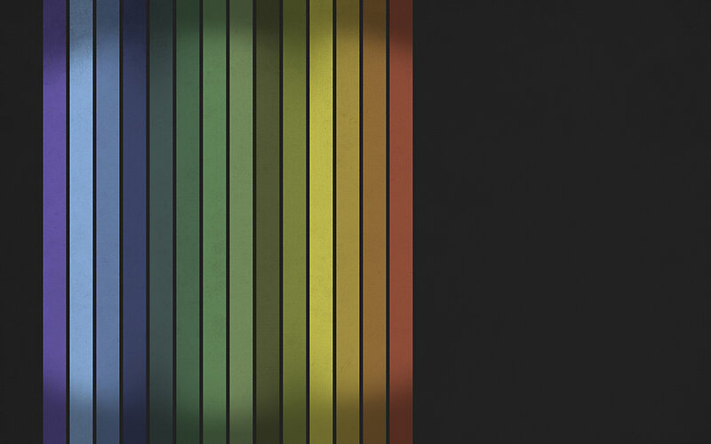 Vertical Color Stripes — Black, Neutral