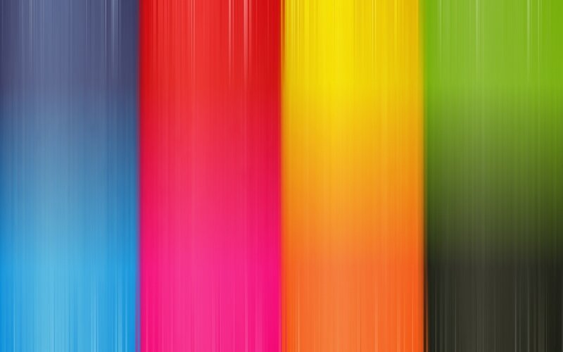 Vertical Color Stripes — Blue, Vibrant, Abstract
