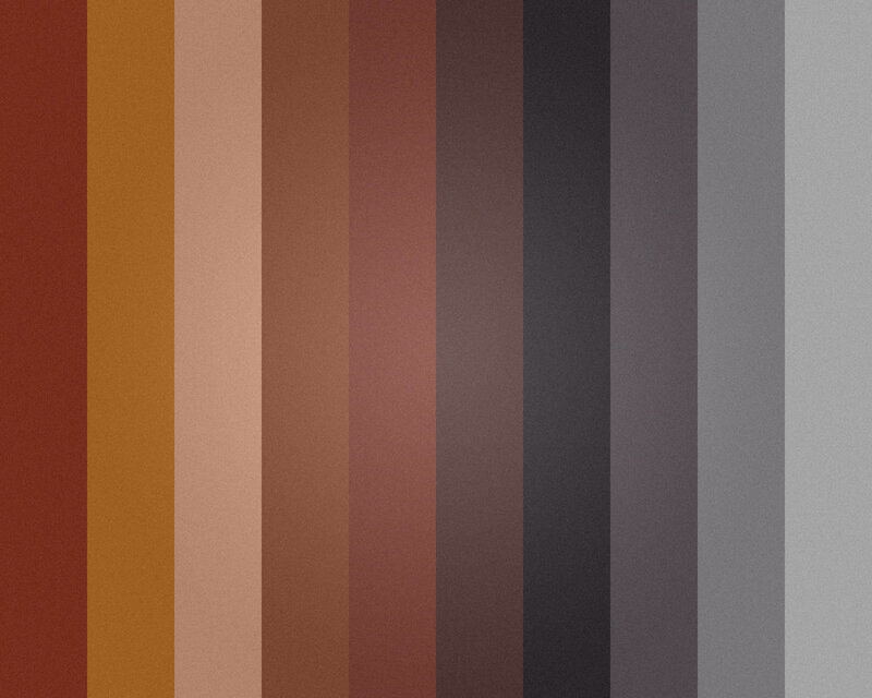 Vertical Color Stripes — Brown