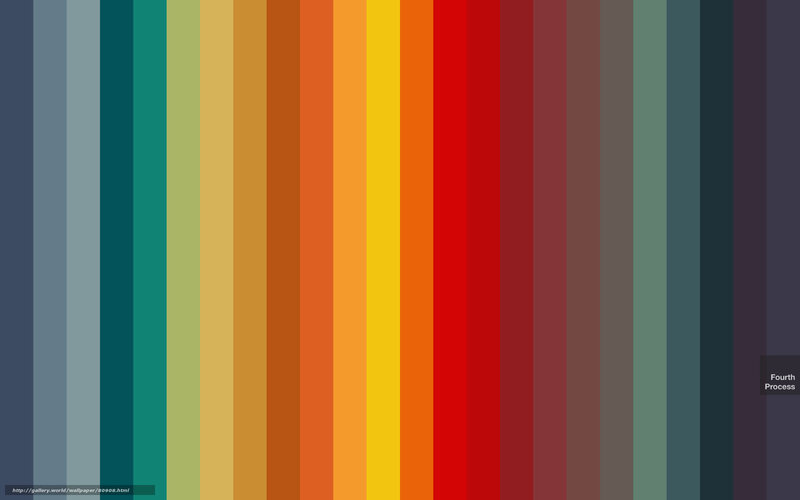Vertical Color Stripes — Red, Neutral
