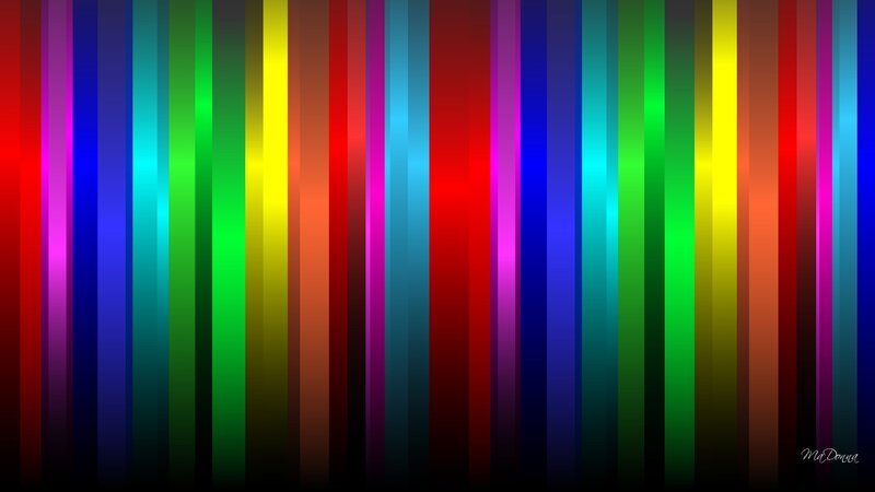 Vertical Color Stripes — Red, Vibrant, Abstract, Gradient