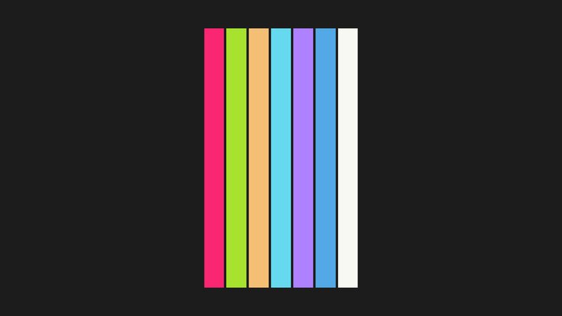 Vertical Colored Bars — Pink, Neutral