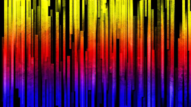 Vertical Colored Bars — Yellow, Vibrant