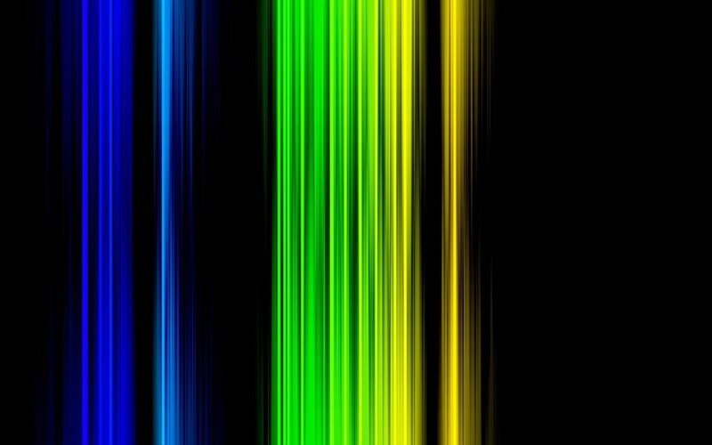 Vertical Colored Light Streaks — Blue
