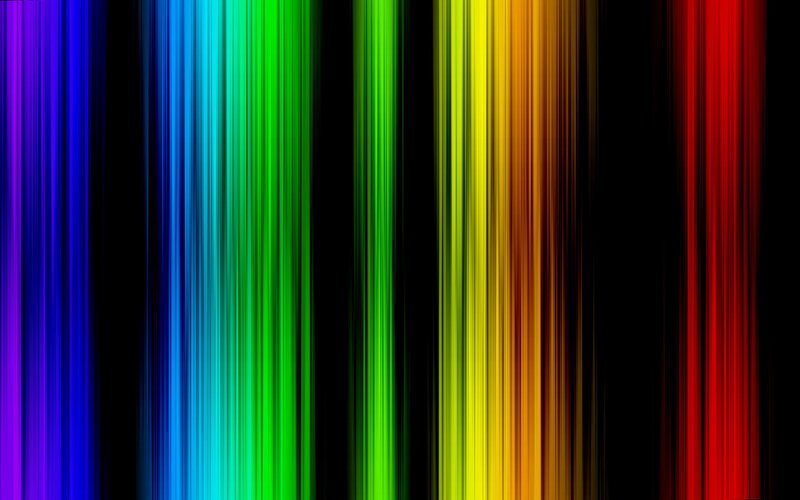 Vertical Colored Light Strips