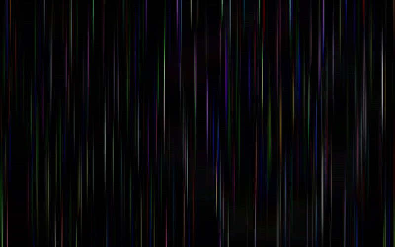 vertical colored lines on black