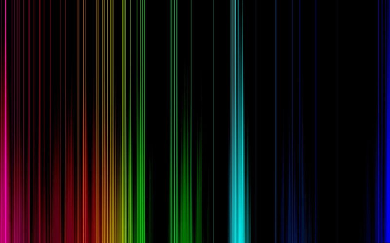 vertical colored lines on black