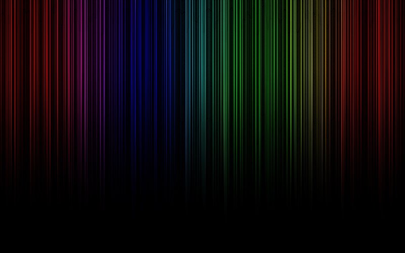 Vertical Colored Lines — Red, Calm, Abstract