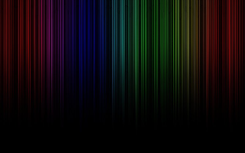 Vertical Colored Lines — Red, Calm