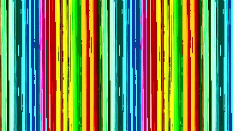 Vertical Colored Lines — Red, Chaotic