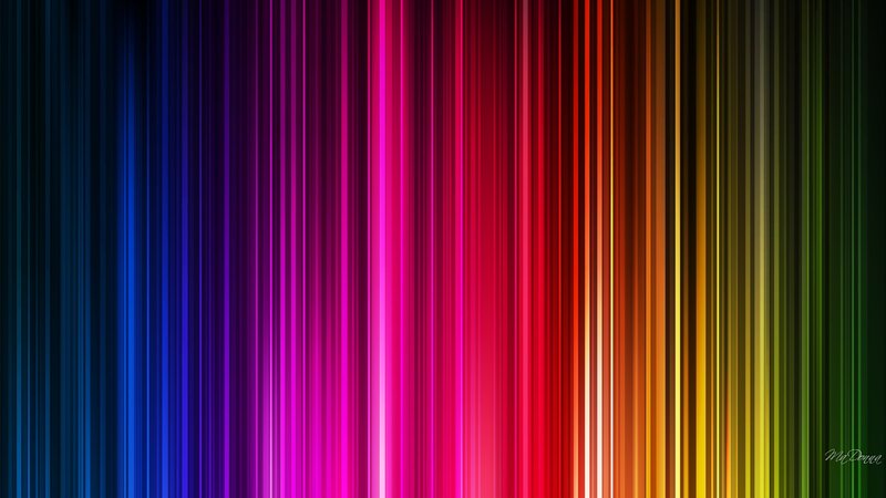 Vertical Colored Stripes — Blue