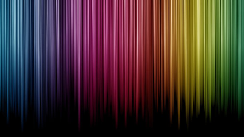 Vertical Colored Stripes — Blue, Vibrant, Abstract, Purple, Red
