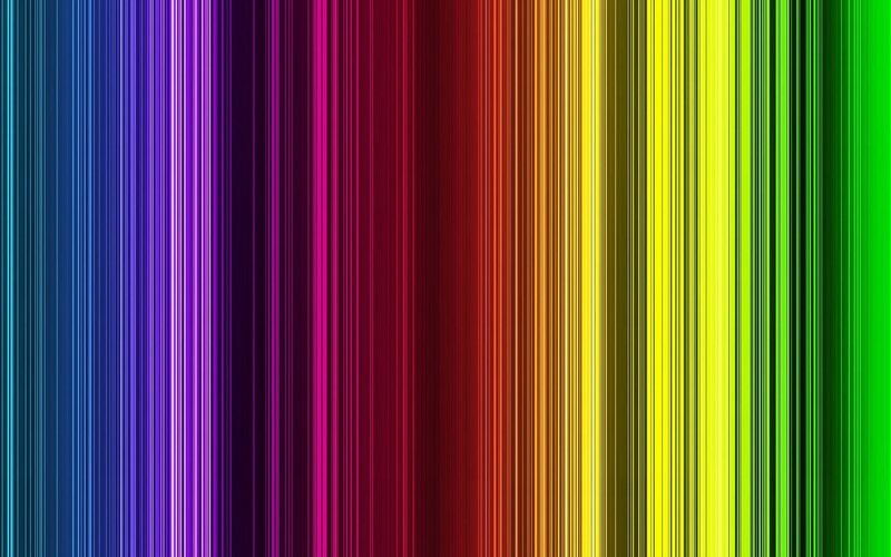 Vertical Colored Stripes — Blue, Vibrant