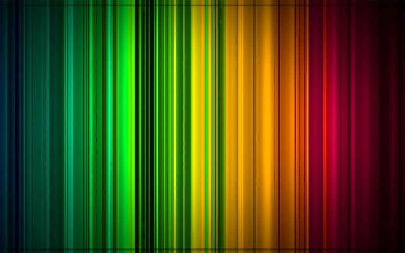 Vertical Colored Stripes — Green, Vibrant