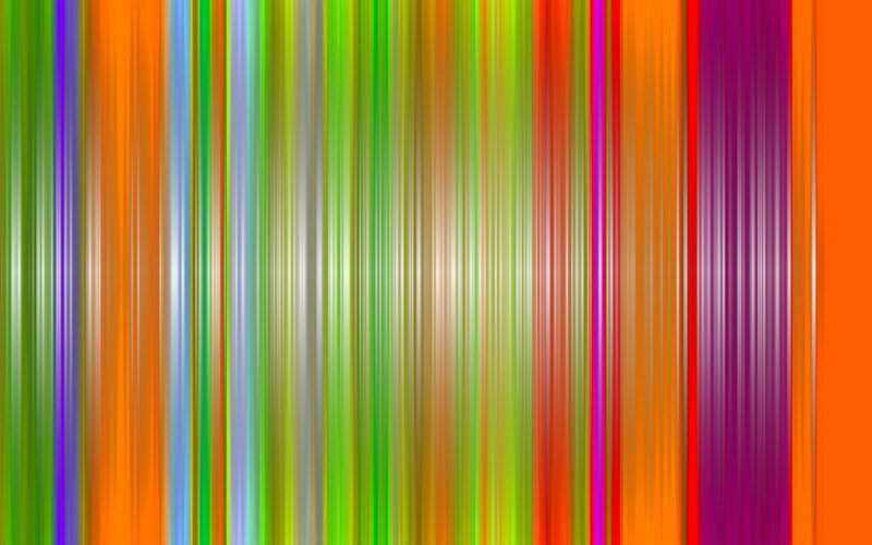 Vertical Colored Stripes — Orange