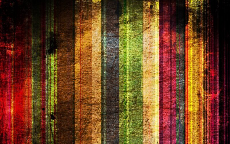 Vertical Colored Stripes — Red, Vibrant, Abstract
