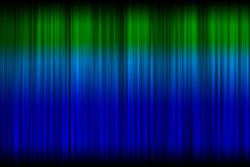 vertical green and blue stripes