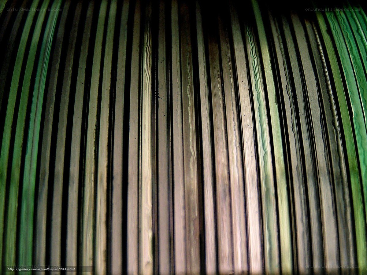Vertical green and brown stripes