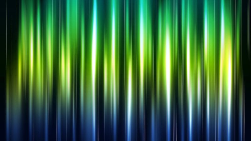 vertical green light streaks